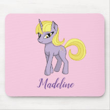 Rato Personalizado Meninas Rosa Unicórnio