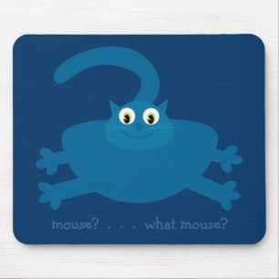 Mousepad Rato? Que rato? Gato azul da gordura dos desenhos