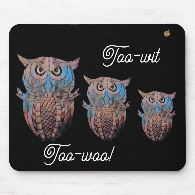 Mousepad Ratoeira de Coruja (Frente)