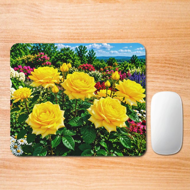 Mousepad Ratos de Rosa Amarela (Criador carregado)