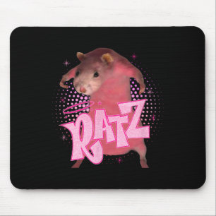 Mousepad Ratz Divertido Rato Rosa Rato Homens Mulheres Hall
