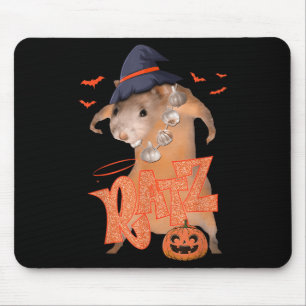 Mousepad Ratz Funny Pink Rat Men Mulheres Memória de Hallow