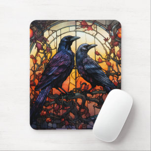 Mousepad Ravens de Vidro Estreito