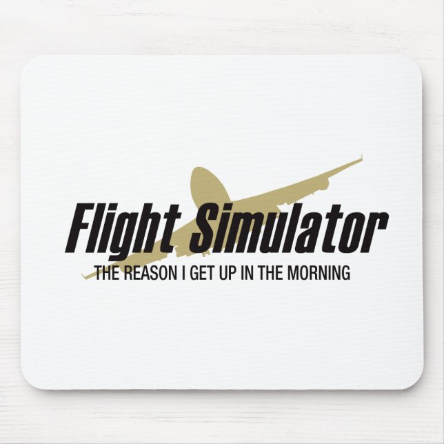 Mousepad Razão que de Flight Simulator eu me levanto (Frente)