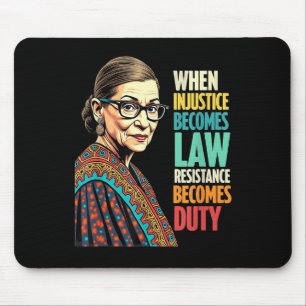 Mousepad Rbg Quando A Injustiça Se Torna Resistência À Lei