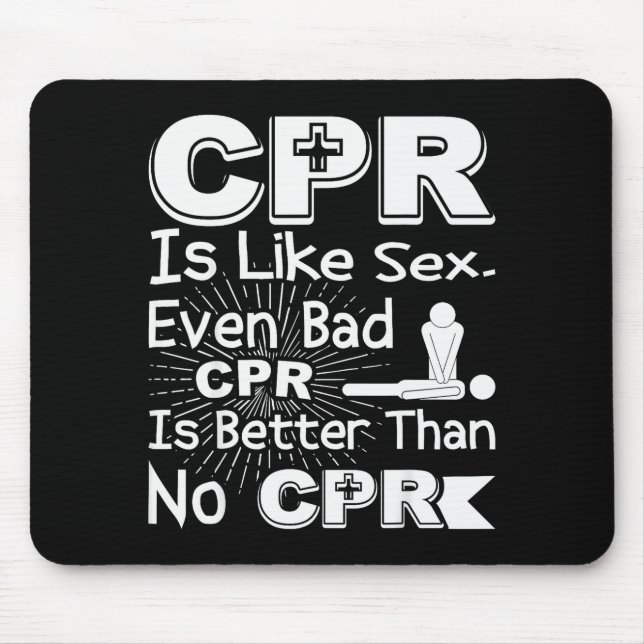Mousepad Rcp Como Rcp Ruim Melhor Do Que Nenhum Humor Gag M (Frente)
