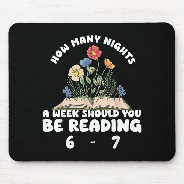 Mousepad Reading 67 Meme Englieacher Funny 67 Book Lover Hu (Frente)