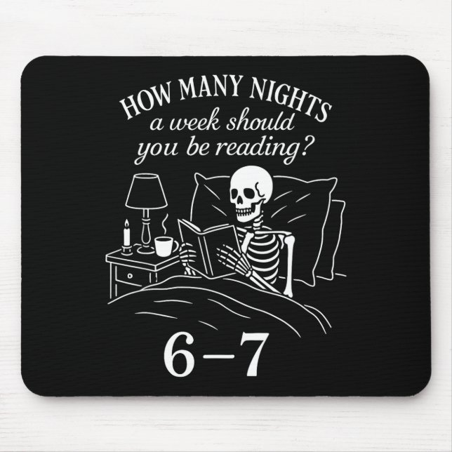 Mousepad Reading 67 Meme Englieacher Funny 67 Book Lover Hu (Frente)