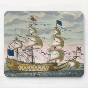 Mousepad Real (capitânia) da frota inglesa, voo