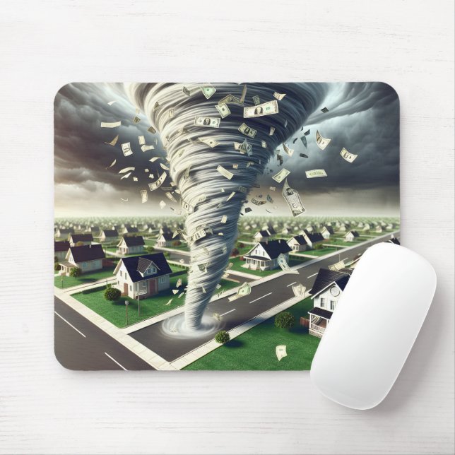 Mousepad Real Estate Money Tornado (Com mouse)
