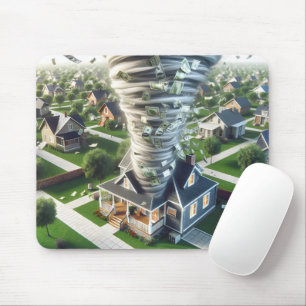 Mousepad Real Estate Money Tornado