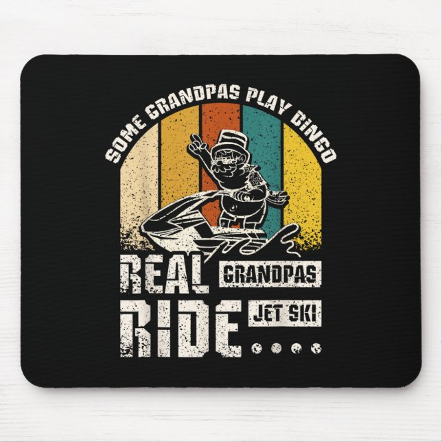 Mousepad Real Grandpas Ride Jet Ski (Frente)