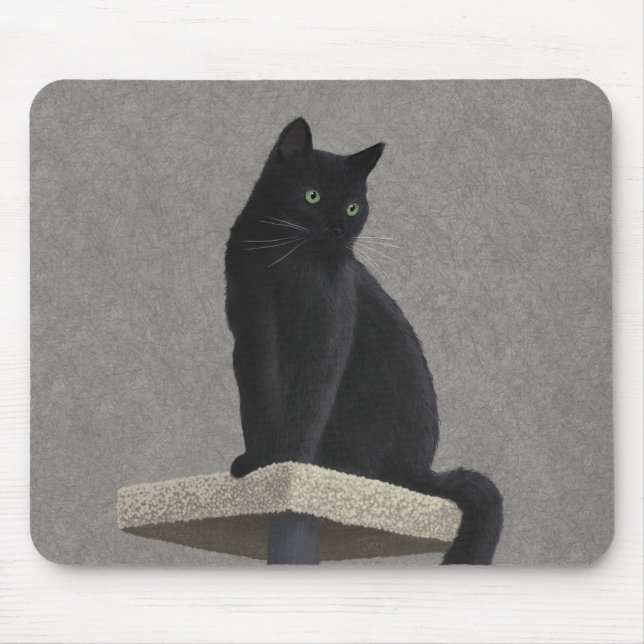 Mousepad Realeza de Gata Preta  (Frente)