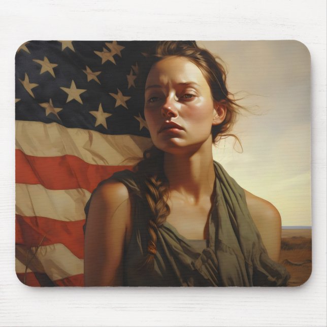 Mousepad Realismo American Girl (Frente)