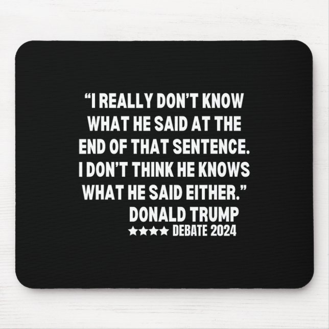 Mousepad Realmente não sei o que ele disse no final (Frente)