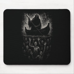 Mousepad Reaper Horror Gótico Charon Hades Underworld Mytho