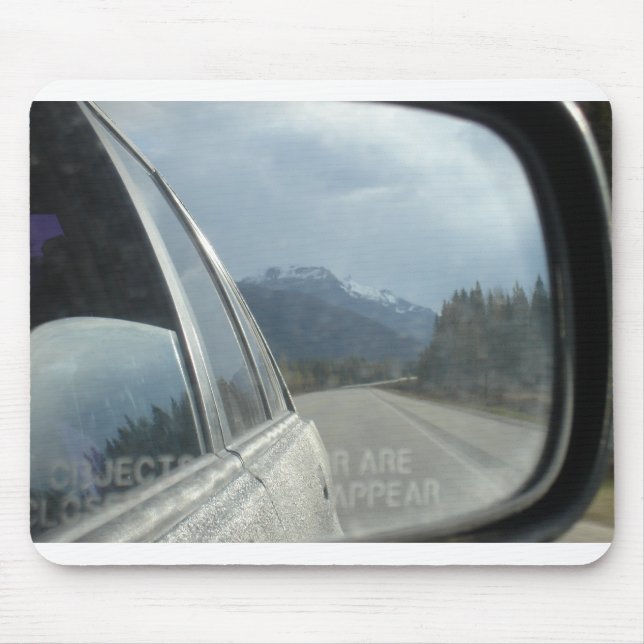 Mousepad Rearview da montanha rochosa (Frente)