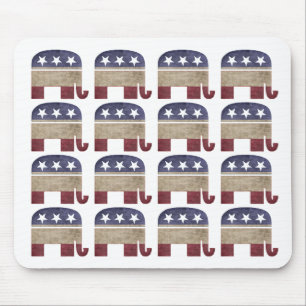 Mousepad Rebanho do GOP republicano dos elefantes
