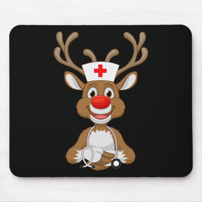 Mousepad Rebelde de Escrupula de Natal Esfrega Luvas de Bor (Frente)