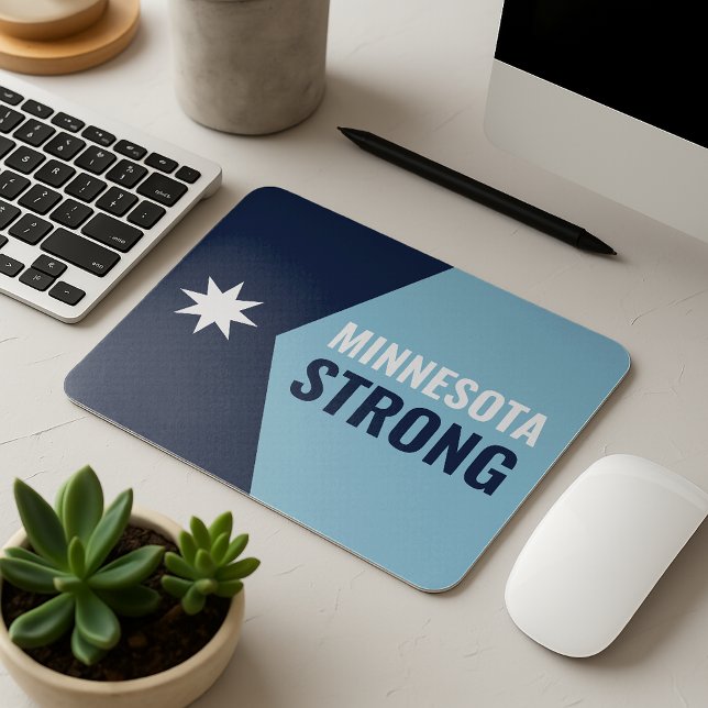 Mousepad Rebelde de Minnesota Nova Bandeira do Estado (Criador carregado)