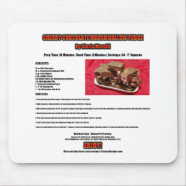 Mousepad Receita de Comborboletas de Chocolate de Cereja