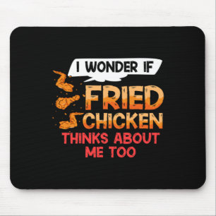Mousepad Receita de Tiras de Asa de Frango Frito Dedos