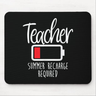 Mousepad Receita de Verão de Professores Necessária no Últi
