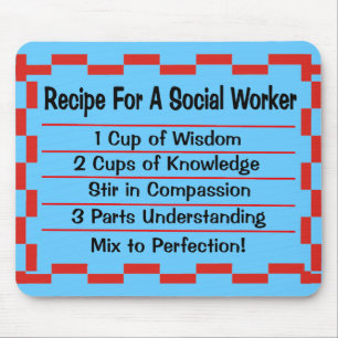 Mousepad Receita para um assistente social
