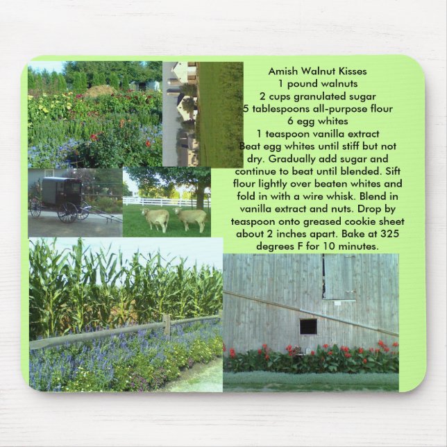 Mousepad Receitas de Amish (Frente)