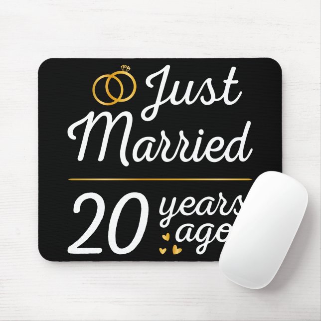 Mousepad Recem casados 20 Anos Atrás II (Com mouse)