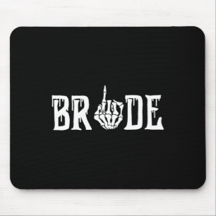 Mousepad Recem casados de Casamento de Noiva Gothic Skeleto