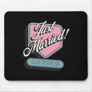 Mousepad Recem casados Las Vegas Casamento Noivo