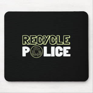 Mousepad Reciclagem Ambiental Polícia Reciclar Terra Da