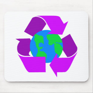 Mousepad Reciclar roxo