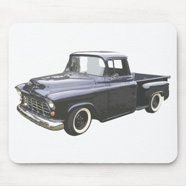 Mousepad Recolhimento 1956 de Chevrolet do preto (Frente)