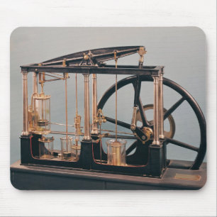 Mousepad Reconstrução do motor de vapor de James Watt