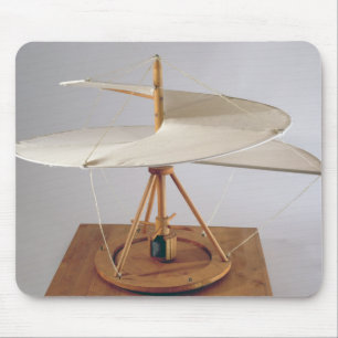 Mousepad Reconstrução modelo do design de da Vinci