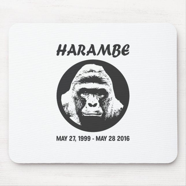 Mousepad Recorde Harambe (Frente)