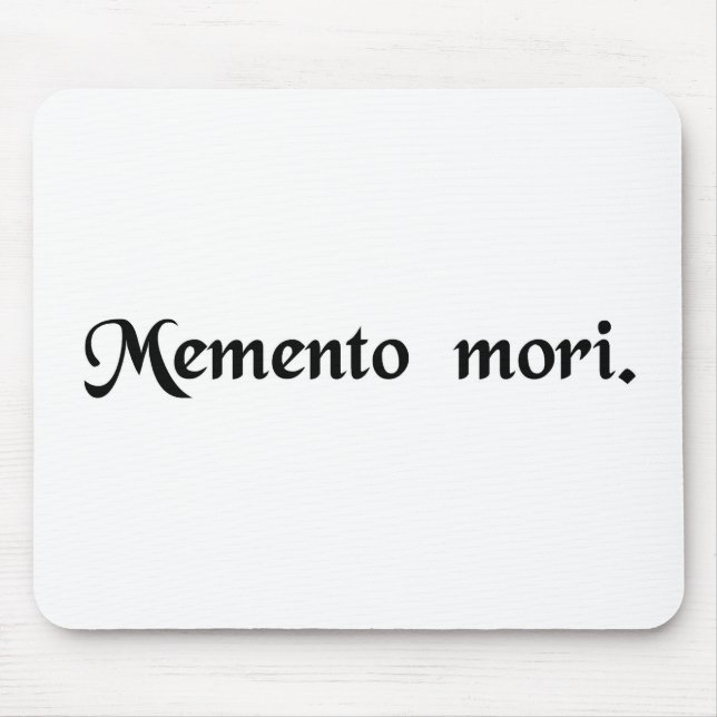 Mousepad Recorde que você deve morrer (Frente)