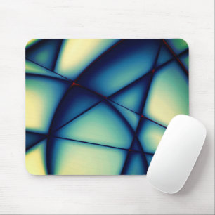 Mousepad Recortes sem forma erguidos, de azul a "creme de a