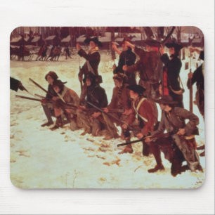 Mousepad Recrutas de furo do americano do Baron von Steuben