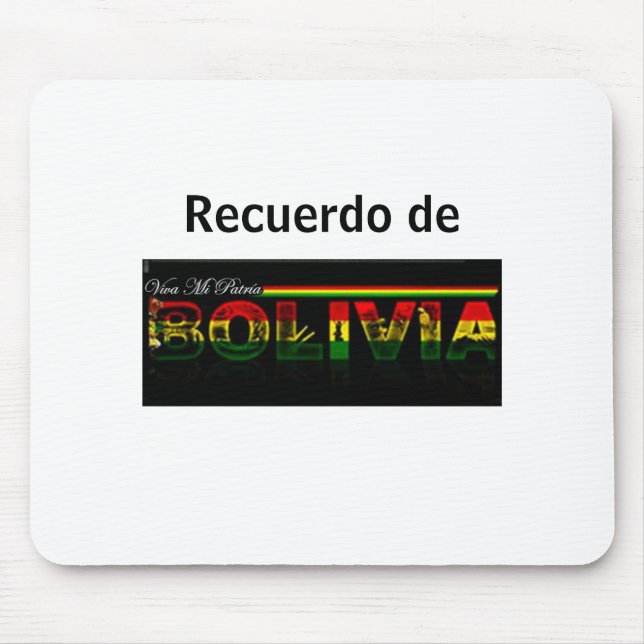 Mousepad recuerdo da Bolívia (Frente)