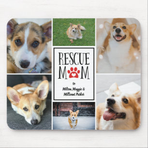 Mousepad Recuperar Colagem de Fotos de Impressão de Pata V