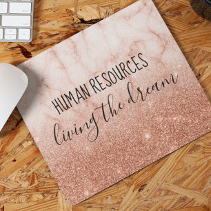 Mousepad Recursos Humanos Vivos do Escritório de Sonhos Tr