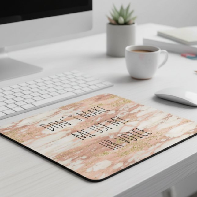 Mousepad Recursos Humanos Voz de RH Humor de Escritório (Criador carregado)