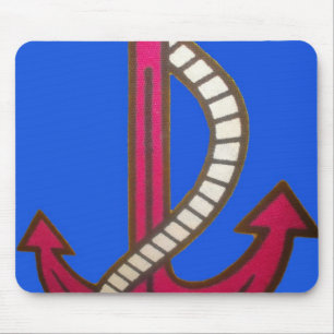 Mousepad Red Anchor Art Impressão