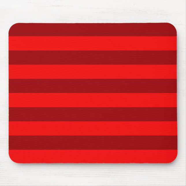 Mousepad Red and Maroon Stripes Design (Frente)
