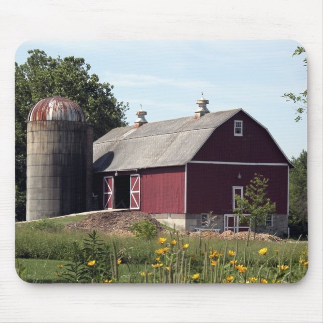 Mousepad Red Barn e Silo (Frente)
