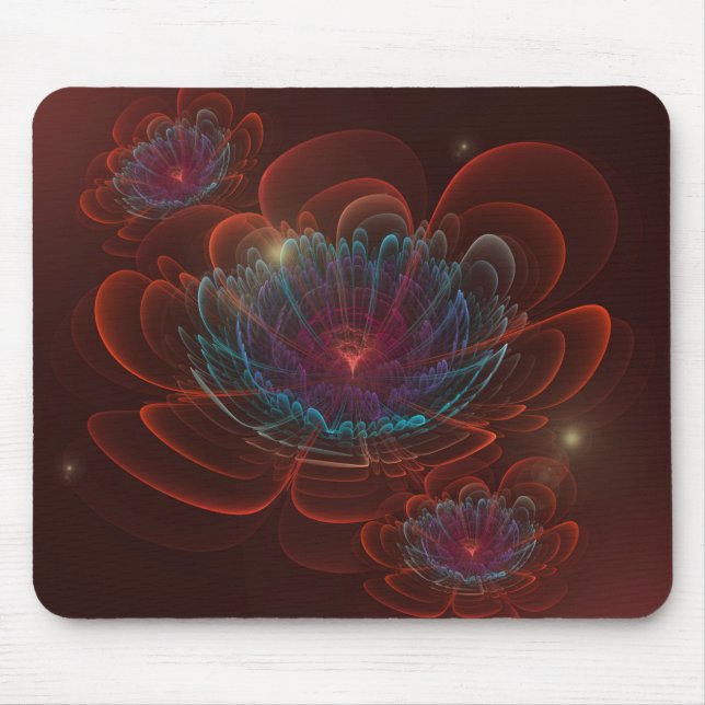 Mousepad Red Corolla Flower (Frente)