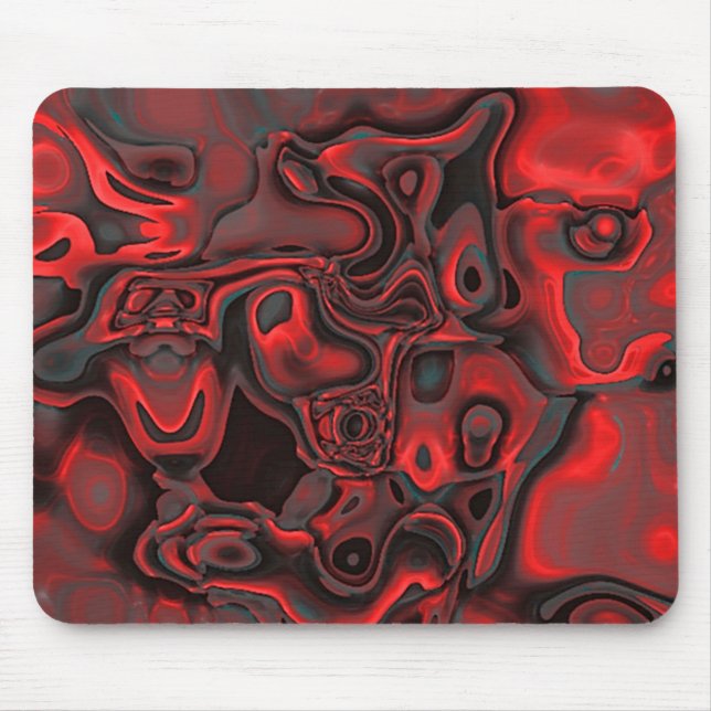 Mousepad Red Dominant Gemstone Patterno (Frente)